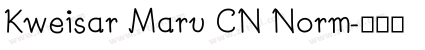 Kweisar Maru CN Norm字体转换